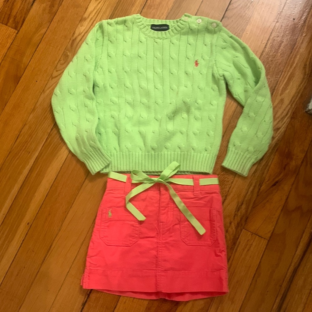 Little girls 4T Ralph Lauren set